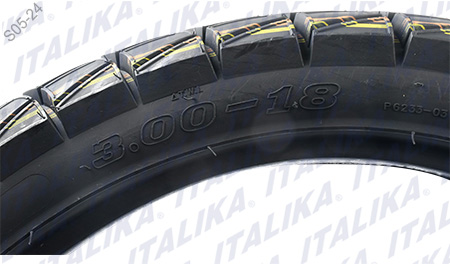 LLANTA ITALIKA 3.00-18 TT (DP)