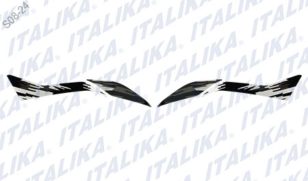 JUEGO ETIQUETAS SALPICADERA DEL