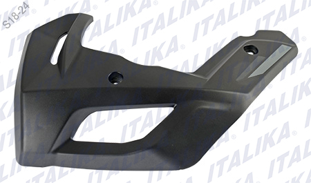 CUBIERTA MOTOR INF IZQ GRIS MATE