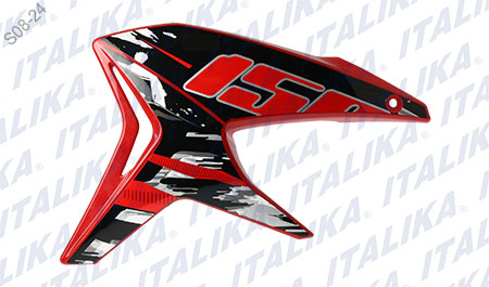 CUBIERTA TANQUE IZQ ROJO NEGRO