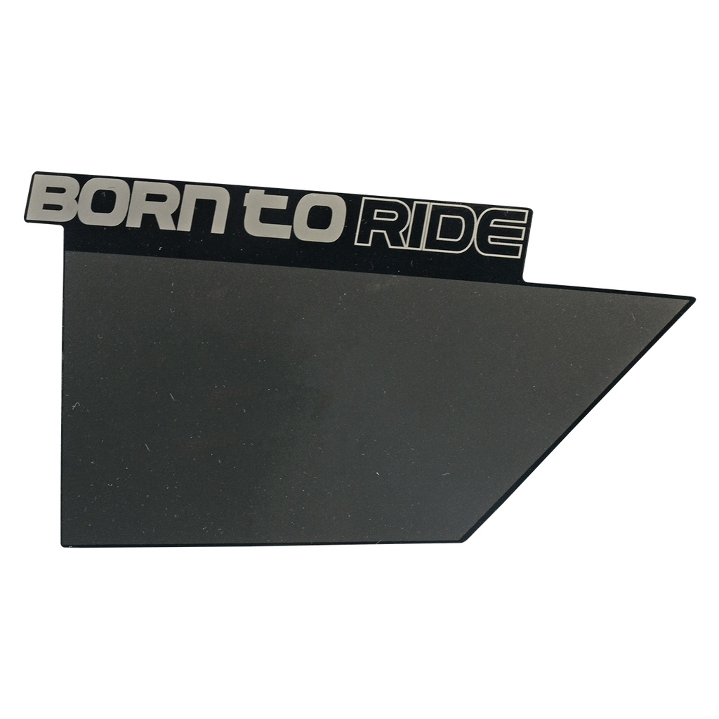 ETIQUETA BORN TO RIDE IZQ