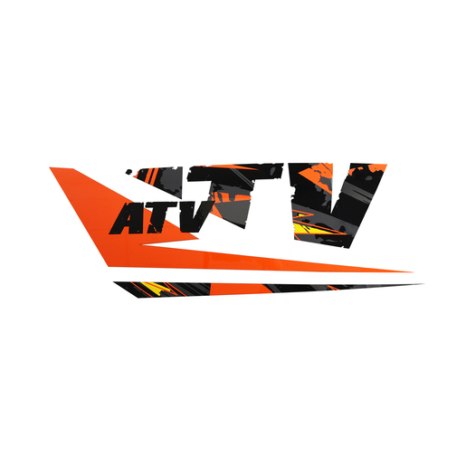 ETIQUETA ATV TRAS DER PANEL TRAS