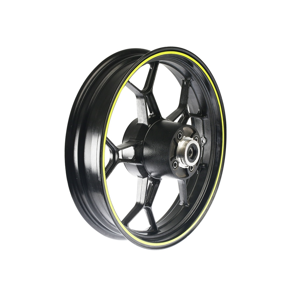 RIN TRAS NEGRO FILO VERDE