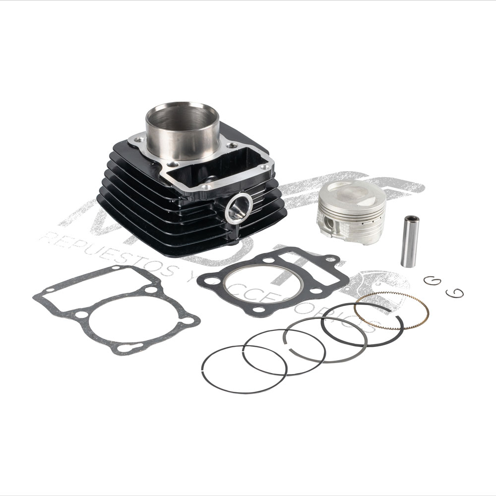 KIT CILINDRO MOTOR CGH 150CC NEGRO