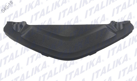 PLACA CUBIERTA TRASERA NEGRA