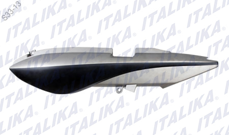 CUBIERTA COLA IZQ NEGRA GRIS