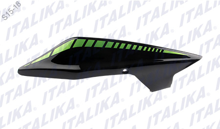 CUBIERTA COLA IZQ NEGRO VERDE