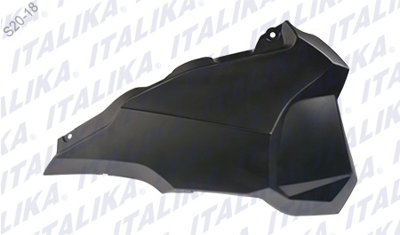 CUBIERTA LATERAL DER NEGRO MATE