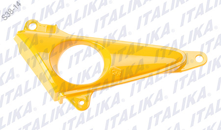 PLACA DECORATIVA IZQ AMARILLO