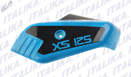 CUBIERTA HORQUILLA DER NEGRO AZUL CIAN