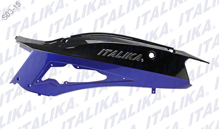 CUBIERTA COLA IZQ AZUL NEGRO