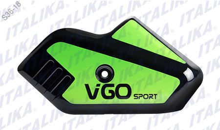 CUBIERTA DER HORQUILLA NEGRA VERDE