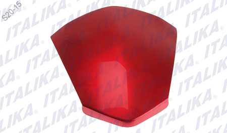 PARABRISAS ROJO METALICO