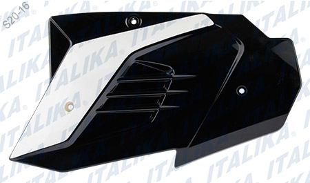 CUBIERTA CAJA BATERIA DER NEGRO BLANCO