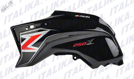 CUBIERTA TANQUE IZQ NEGRO ROJO