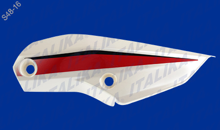 CUBIERTA INF IZQ BLANCO PERLADO ROJO