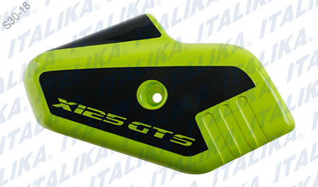 CUBIERTA AMORTIGUADOR IZQ VERDE LIMA NEG