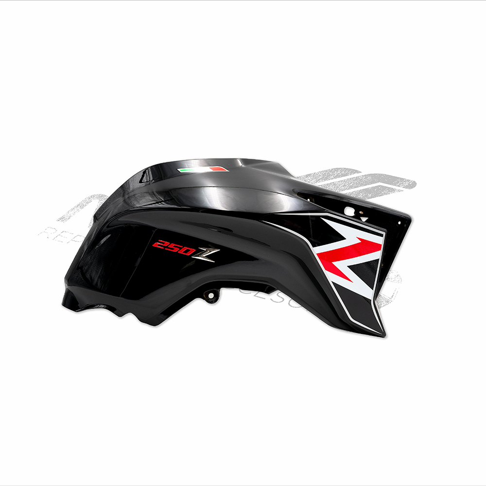 CUBIERTA TANQUE DER NEGRO ROJO