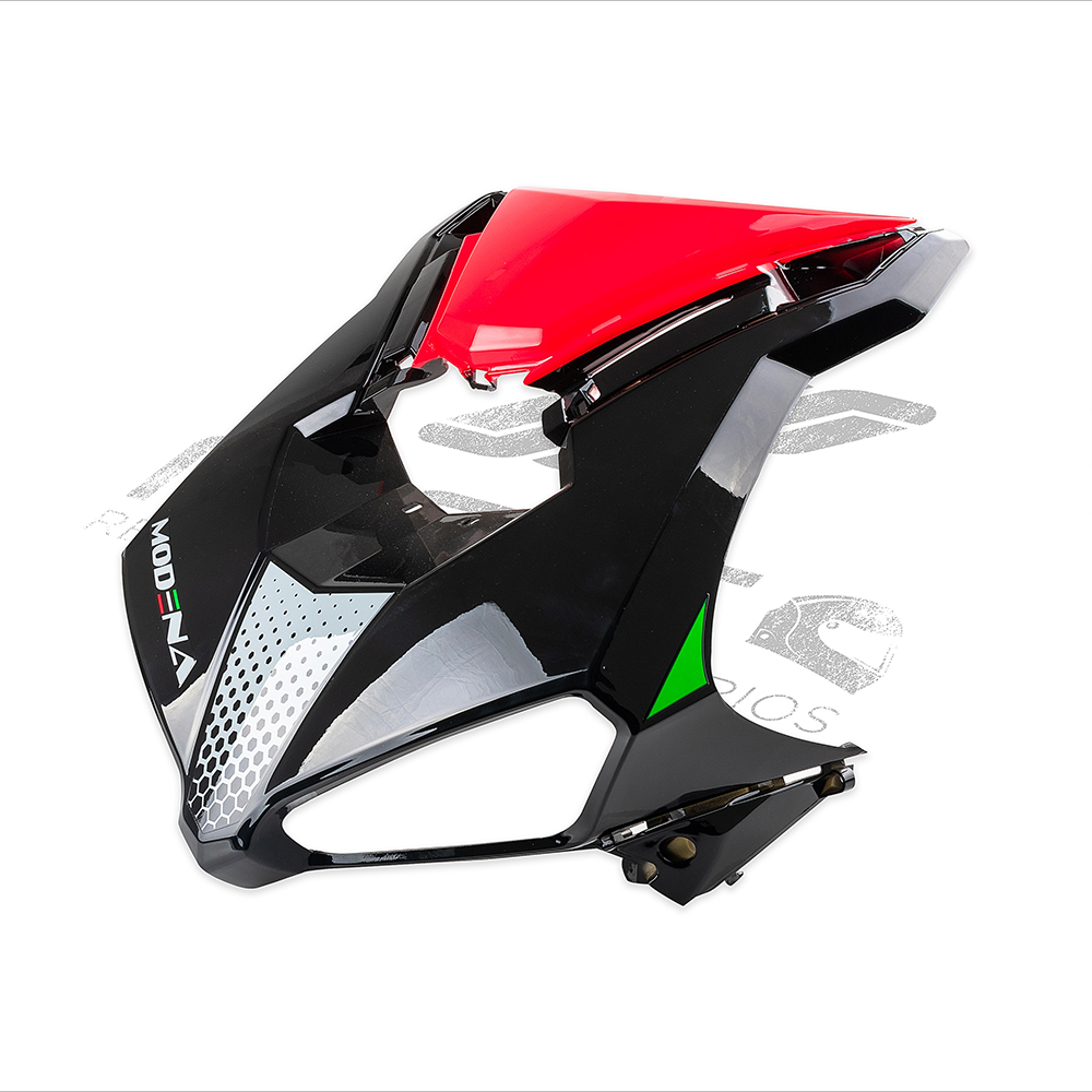 PANEL FRONT NEGRO ROJO