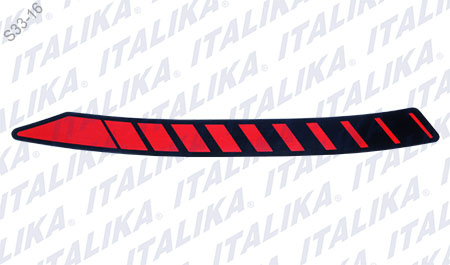 ETIQUETA NEGRO ROJO CUBIERTA IZQ