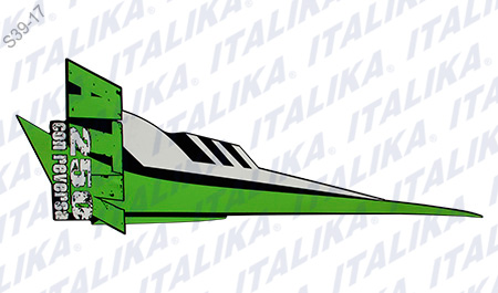 ETIQUETA SALPICADERA TRAS IZQ ATV250