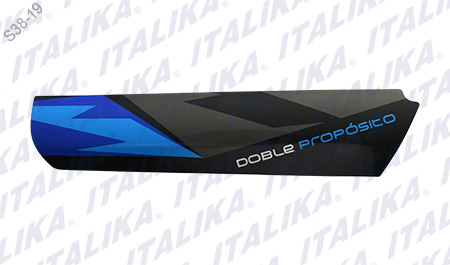 ETIQUETA CUBIERTA AMORTIGUADOR DER