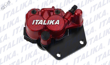CONJUNTO DE CALIPER DEL ROJO CON LOGO