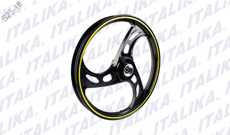 RIN DEL NEGRO FILO AMARILLO