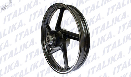 RIN TRASERO NEGRO  FILO PLATA