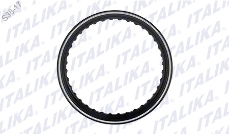 ARO RIN TRAS NEGRO FILO GRIS