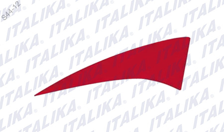 ETIQUETA SALPICADERA IZQ ROJA