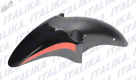 SALPICADERA DEL NEGRO VIVOS NARANJA