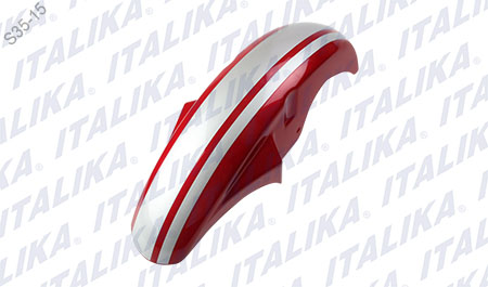 SALPICADERA DEL ROJO ROSA LINEAS PLATA