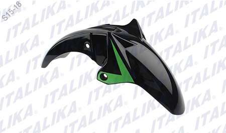 SALPICADERA DEL NEGRO VERDE LIMON