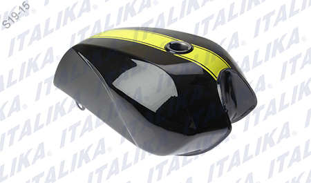 TANQUE COMBUSTIBLE NEGRO AMARILLO