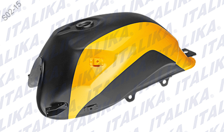 TANQUE COMBUSTIBLE NEGRO VIVOS AMARILLO