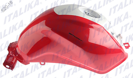 TANQUE COMBUSTIBLE ROJO BLANCO