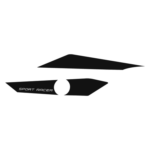 [F13020706] ETIQUETA CUBIERTA LAT TRAS IZQ NEGRO