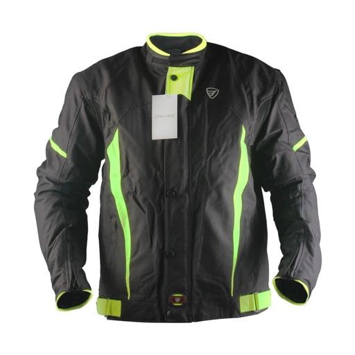 [A11004050003] CHAMARRA VER NEG-AMAR C/PROTECCIONES XL