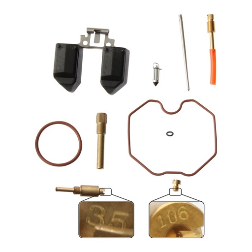 [E0105KR08] JUEGO REPARACION CARBURADOR