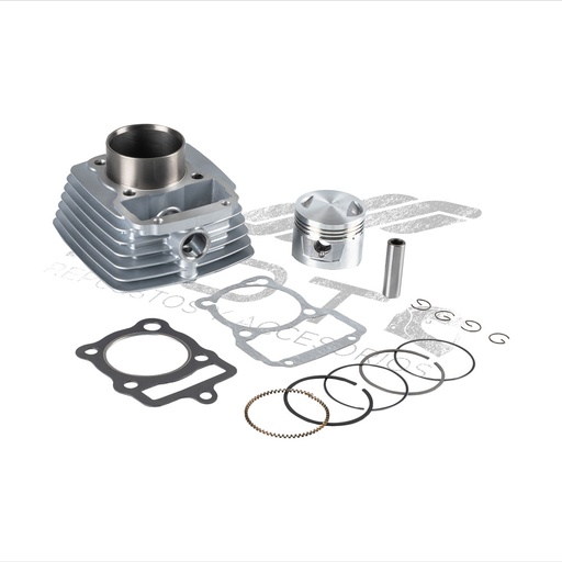 [E0304KC07] JUEGO CILINDRO MOTOR CGP 150CC PLATA