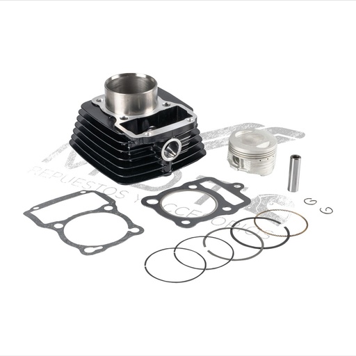 [E0304KC08] KIT CILINDRO MOTOR CGH 150CC NEGRO