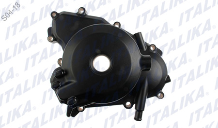 [E11010183] CUBIERTA CARTER IZQ NEGRO