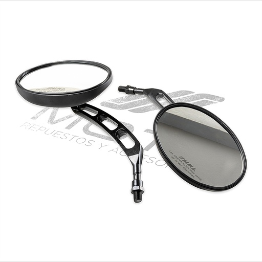 [F10010214] JUEGO ESPEJOS CON LOGO Y LEYENDA