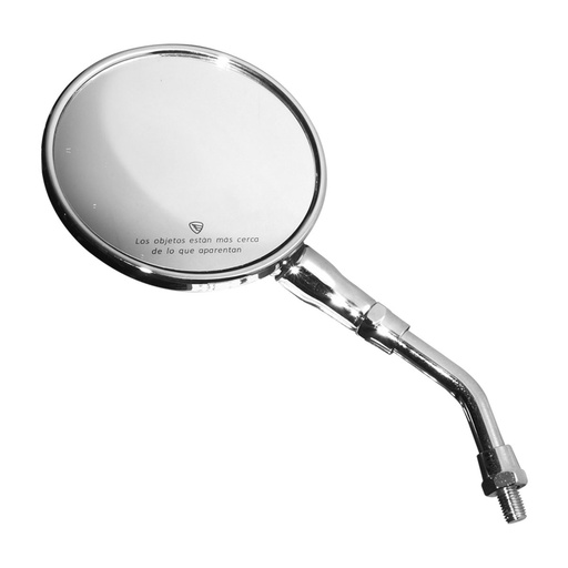 [F10010288] ESPEJO IZQ CROMADO CON ISOTIPO