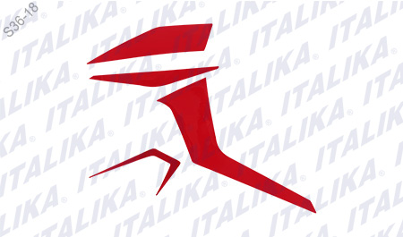 [F12050023] ETIQUETA CUB INF IZQ ROJO