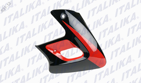 [F13010666] CUBIERTA DER TANQUE NEGRO/ROJO