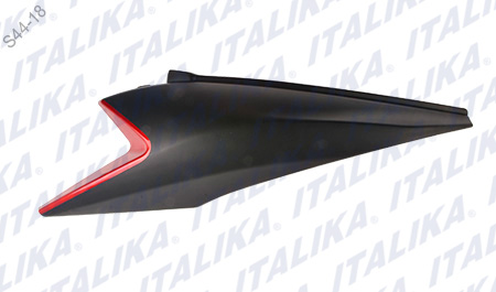 [F13010926] CUBIERTA DE COLA IZQ NEGRA Y ROJA