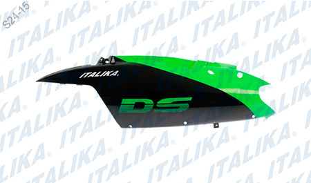 [F13011295] CUBIERTA COLA IZQ VERDE NEGRO