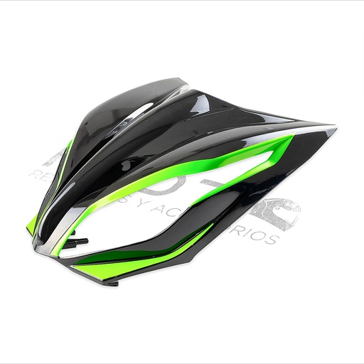 [F13011411] CUBIERTA FRONT NEGRO VERDE